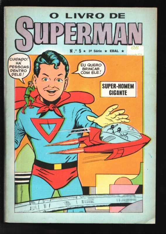 Superman #5 (DC Comics, 1980), raw, ungraded comic book — front cover