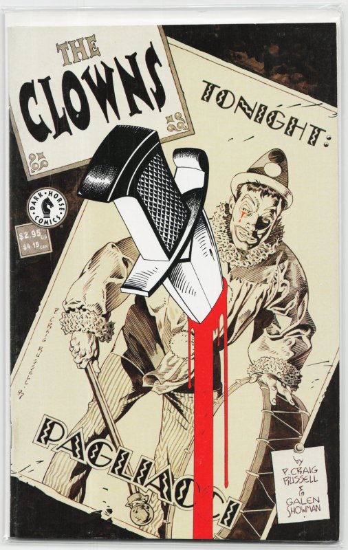 The Clowns (1998) (1998), raw, ungraded comic book — front cover