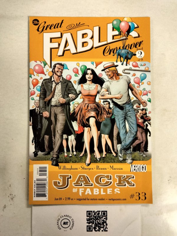 Jack of Fables #33 (DC Comics), raw comic book in NM condition — front cover