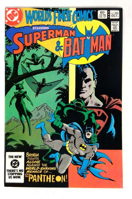 World's Finest Comics #296 (DC Comics, 1983), raw comic book in NM- condition — front cover
