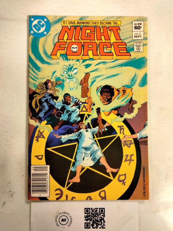 Night Force #2 (DC Comics), raw comic book in NM condition — front cover