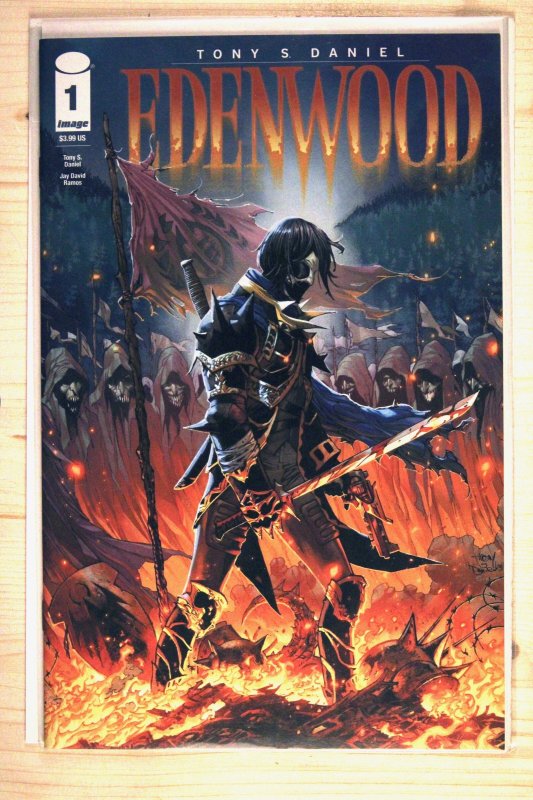 Edenwood #1 (2023), raw comic book in NM+ 9.6 condition — front cover