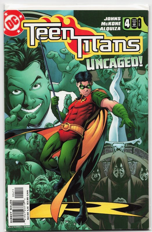 Teen Titans #4 (DC Comics, 2003), raw, ungraded comic book — front cover