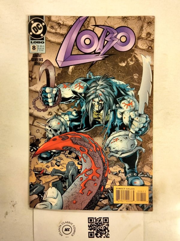 Lobo #8 (DC Comics), raw comic book in NM condition — front cover