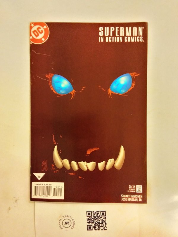 Action Comics #740 (DC Comics), raw comic book in NM condition — front cover