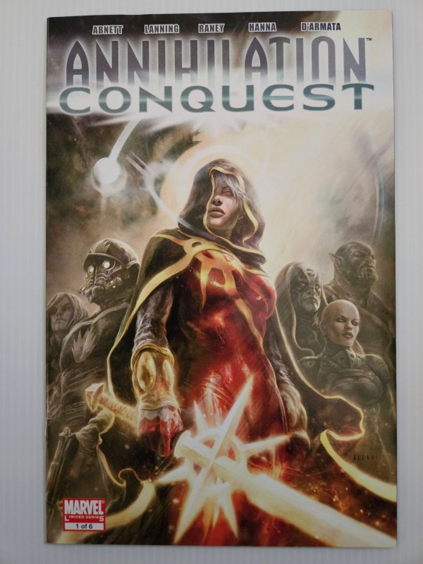 Annihilation: Conquest #1 (Marvel Comics, 2008), raw, ungraded comic book — front cover