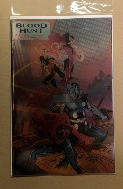Blood Hunt #1 (Marvel Comics, 2024), raw, ungraded comic book — front cover