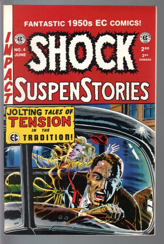 Shock SuspenStories #4 (EC Comics, 1993), raw comic book in VF condition — front cover