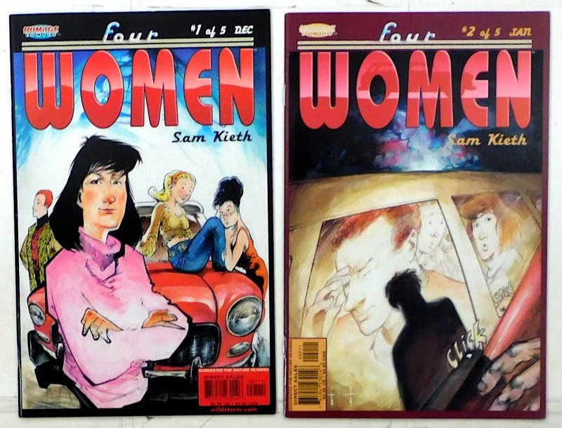 Four Women Lot of 2 #1, 2 (2001) DC Comics 1st Print Comic Books (DC Comics, 2001), raw, ungraded comic book — front cover