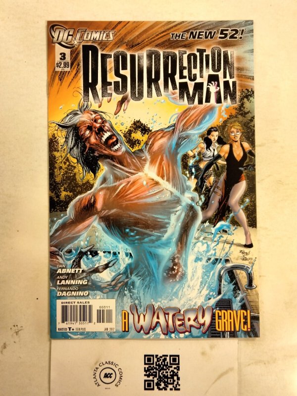 Resurrection Man #3 (DC Comics), raw comic book in NM condition — front cover