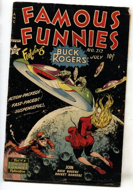 Famous Funnies #212, raw, ungraded comic book — front cover