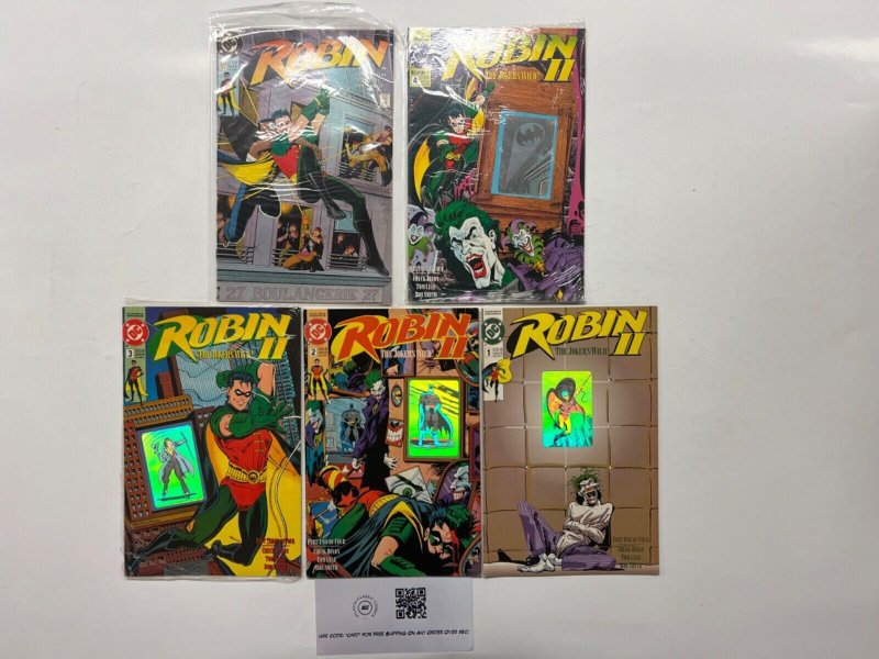 5 Robin DC Comic Books # 1 2 2 3 4 Batman Superman Wonder Woman Flash 77 JS43, raw, ungraded comic book — front cover