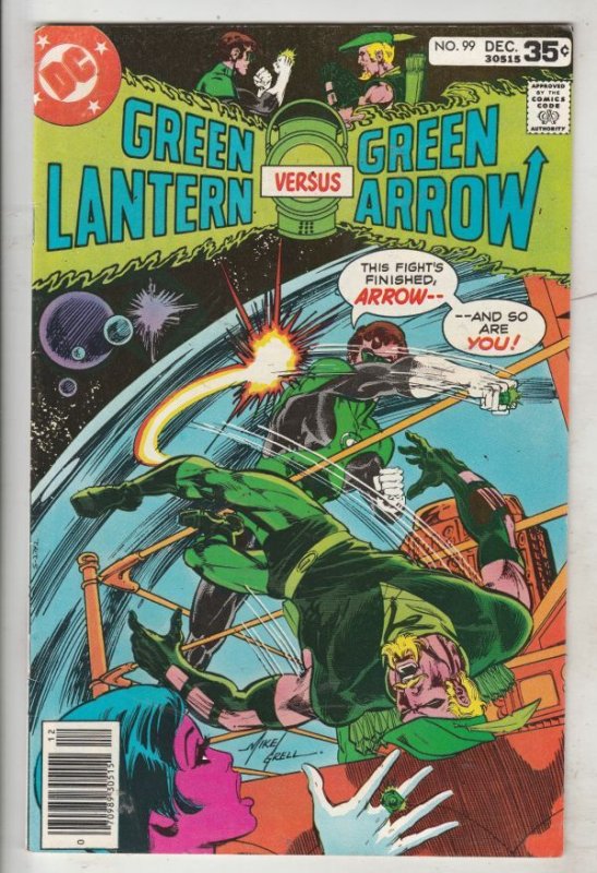 Green Lantern #99 (DC Comics), raw comic book in NM- condition — front cover