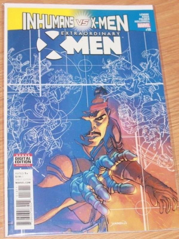 Extraordinary X-Men #18 (Marvel Comics, 2017), raw, ungraded comic book — front cover