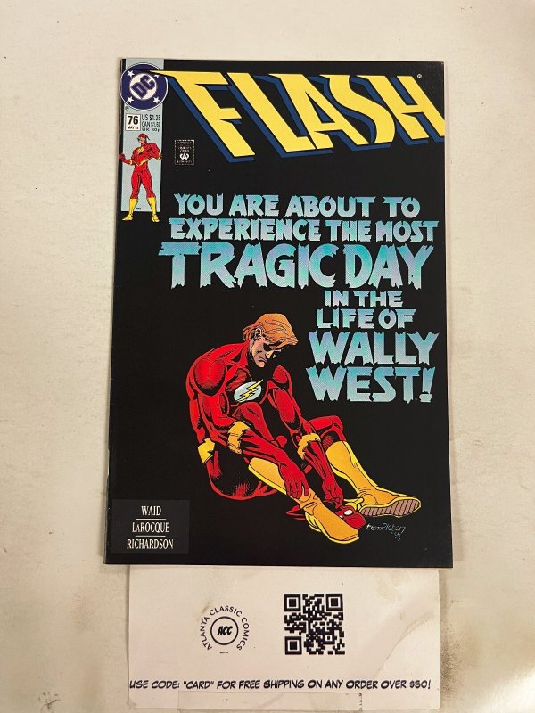 Flash #76 (DC Comics, 1993), raw comic book in NM condition — front cover