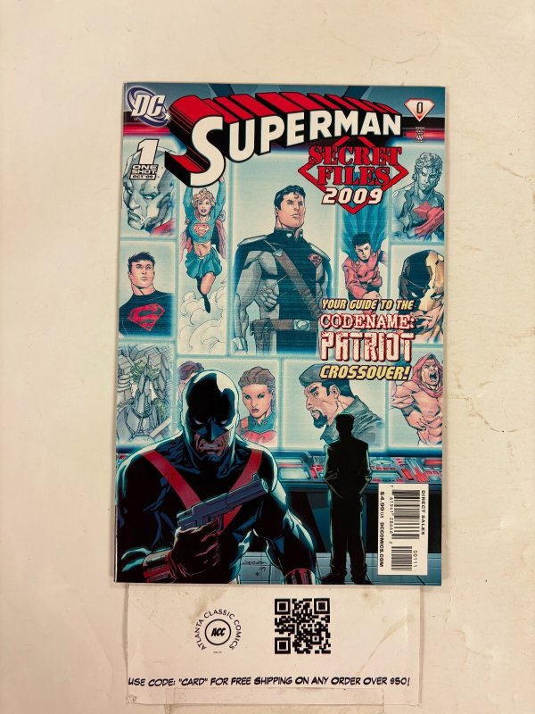 Secret Files 2009 Superman #1 (DC Comics, 2009), raw comic book in NM condition — front cover