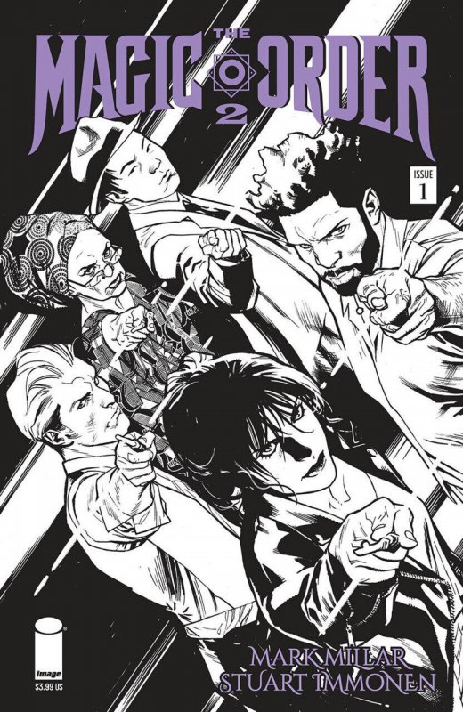 The Magic Order 2 #1 (Image Comics, 2021), raw comic book in VF/NM condition — front cover