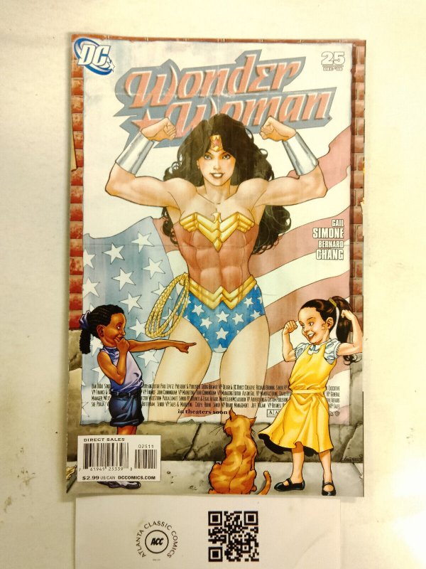 Wonder Woman #25 (DC Comics), raw comic book in NM condition — front cover