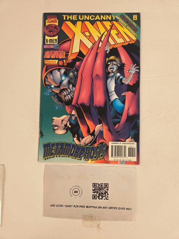 Uncanny X-Men #336 (Marvel Comics, 1996), raw comic book in NM condition — front cover