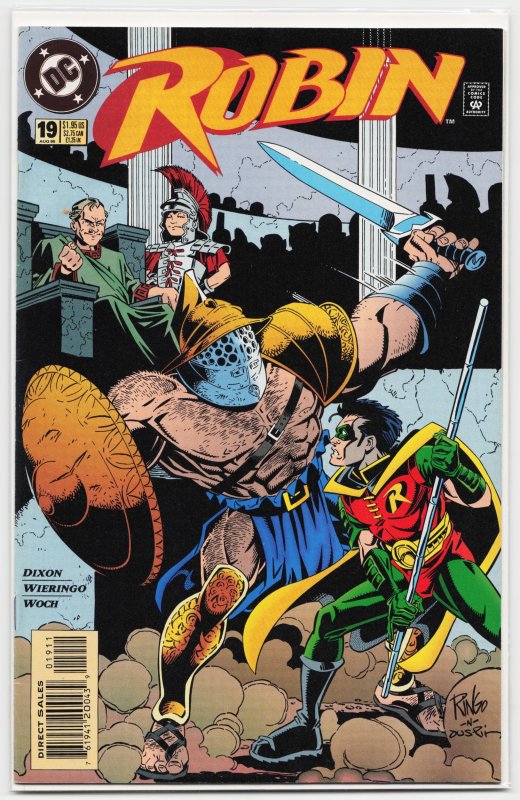 Robin #19 (DC Comics, 1995), raw, ungraded comic book — front cover