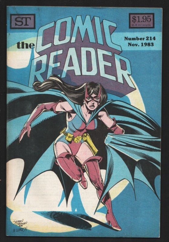 Comic Reader #214 (1983), raw, ungraded comic book — front cover