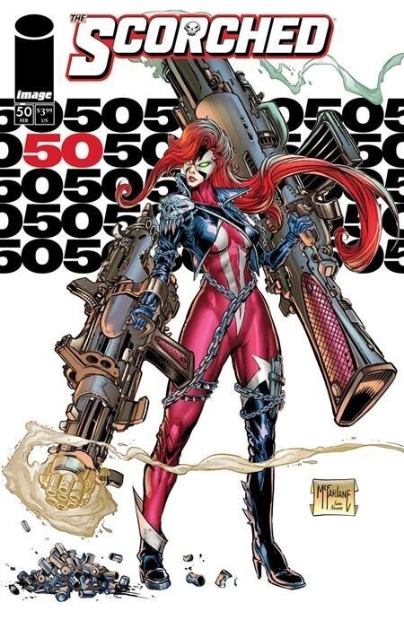 Scorched #50 (Image Comics, 2026), raw, ungraded comic book — front cover