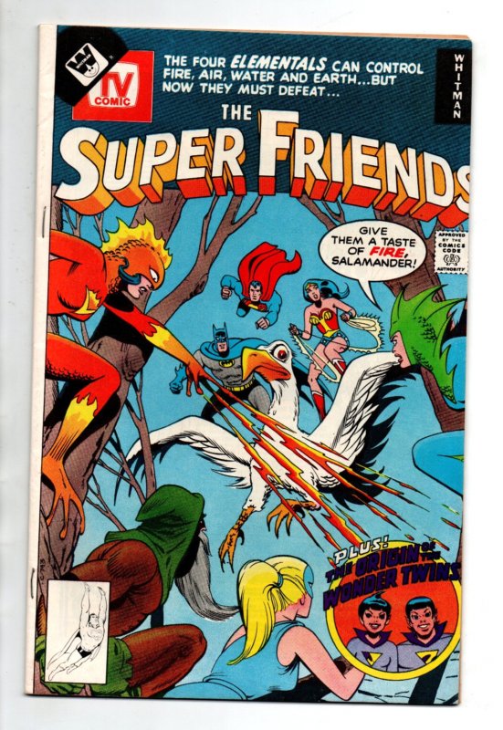 Super Friends #14 (1978), raw comic book in VF condition — front cover