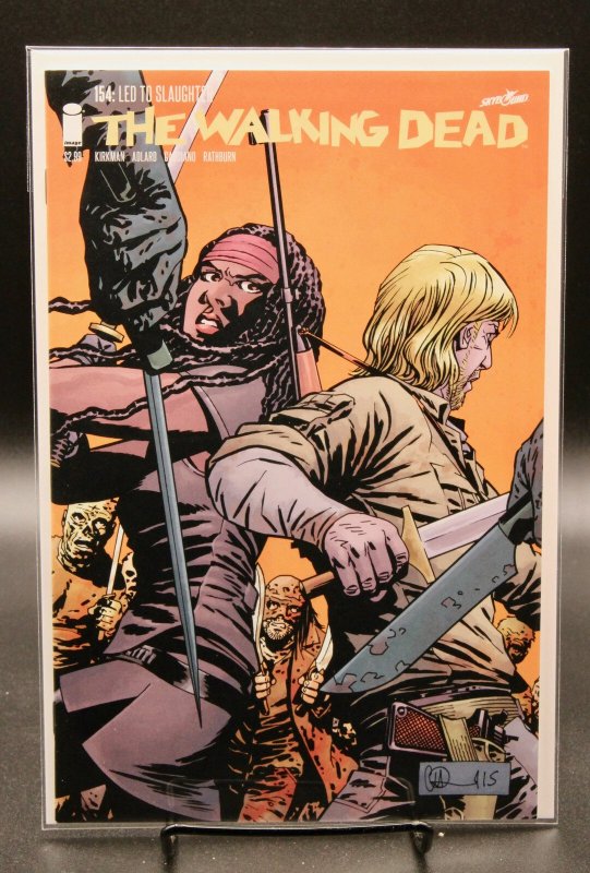 The Walking Dead: Led to Slaughter #154 (2016), raw, ungraded comic book — front cover