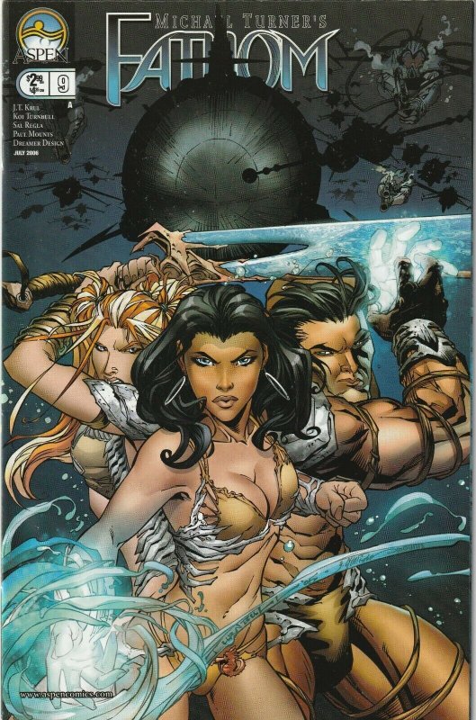 Fathom #9A (2006), raw, ungraded comic book — front cover