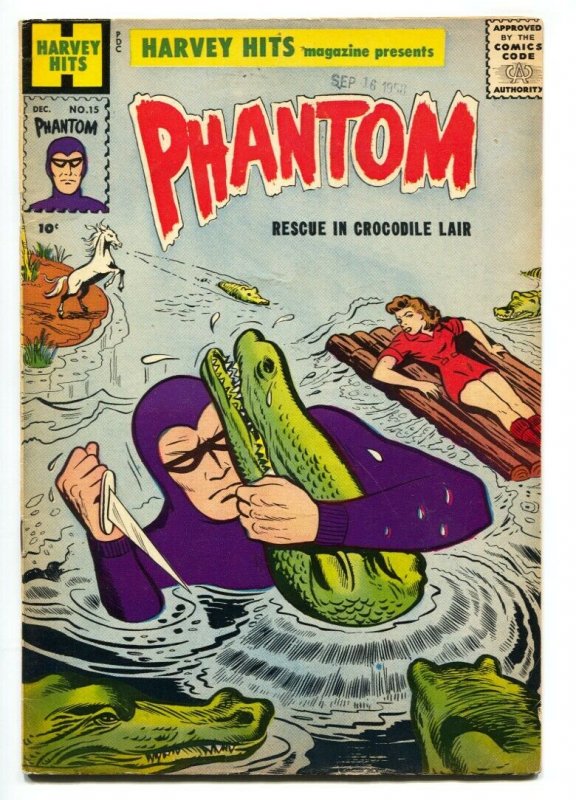 Phantom #15 (1958), raw comic book in FN condition — front cover