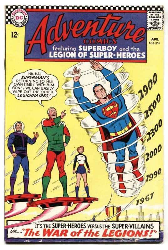 Adventure #335 (DC Comics, 1967), raw comic book in VG+ condition — front cover