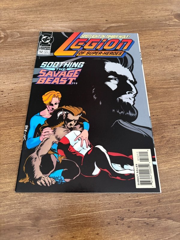 Legion of Super-Heroes #52 (DC Comics), raw comic book in NM condition — front cover