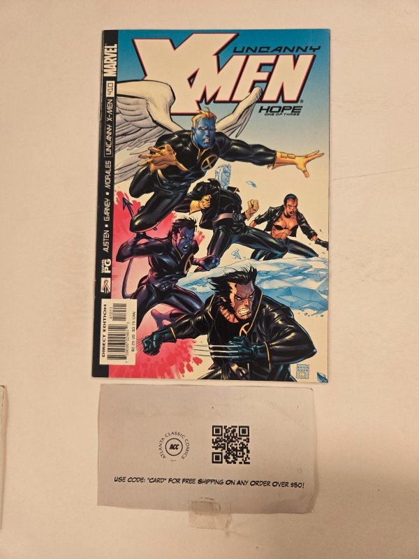 Uncanny X-Men #410 (Marvel Comics), raw comic book in NM condition — front cover