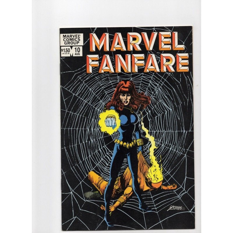 Marvel Fanfare #10 (Marvel Comics, 1983), raw comic book in NM- 9.2 condition — front cover