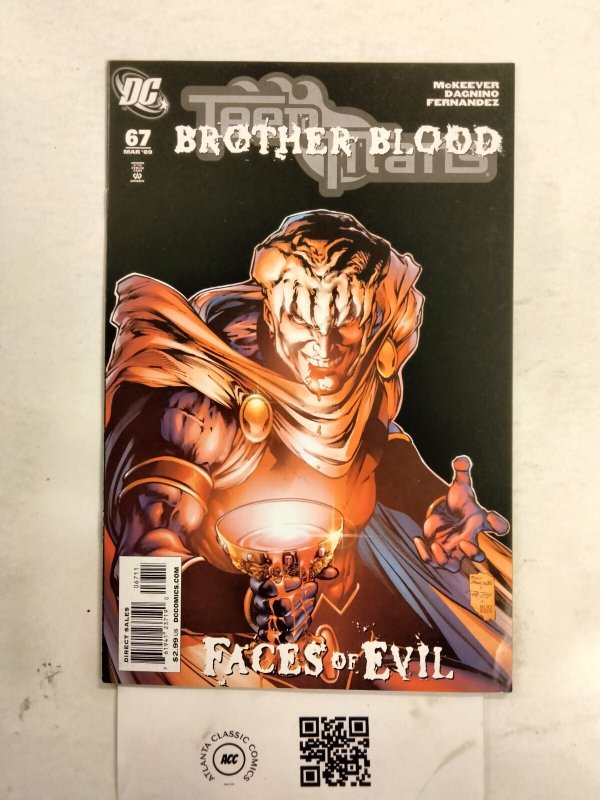 Teen Titans #67 (DC Comics), raw comic book in NM condition — front cover