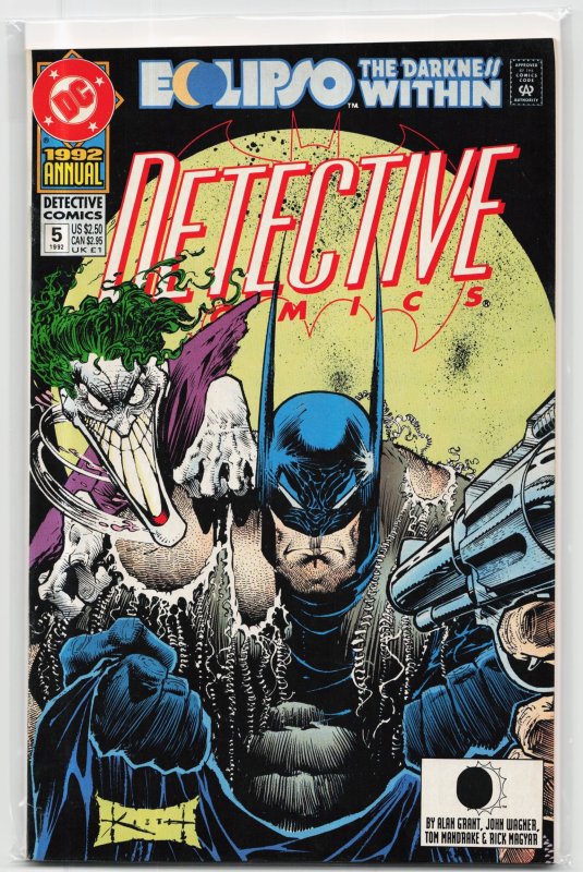 Detective Comics Annual #5 (DC Comics, 1992), raw, ungraded comic book — front cover