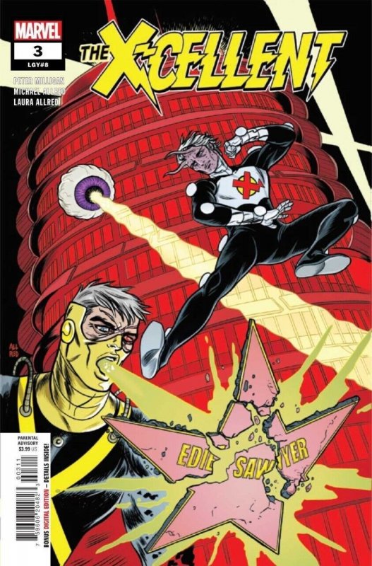 The X-Cellent #3 (Marvel Comics, 2023), raw comic book in NM condition — front cover