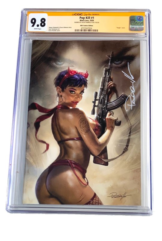 Pop Kill #1, raw comic book in 9.8 condition — front cover