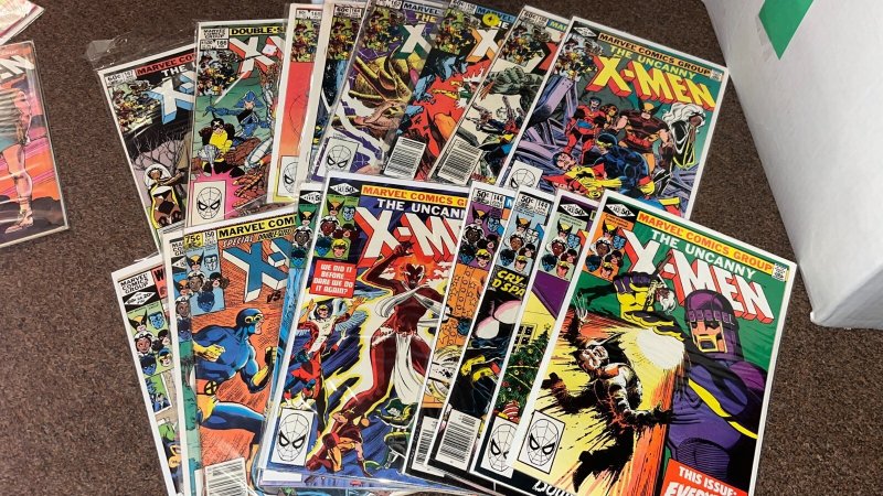 Huge Uncanny X-Men Lot, Complete Run of Issue #s 142-393, Has 145 220 266, raw, ungraded comic book — front cover
