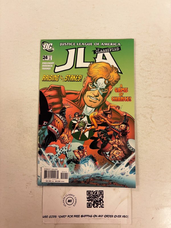 JLA Clazsified #24 (DC Comics), raw comic book in NM condition — front cover