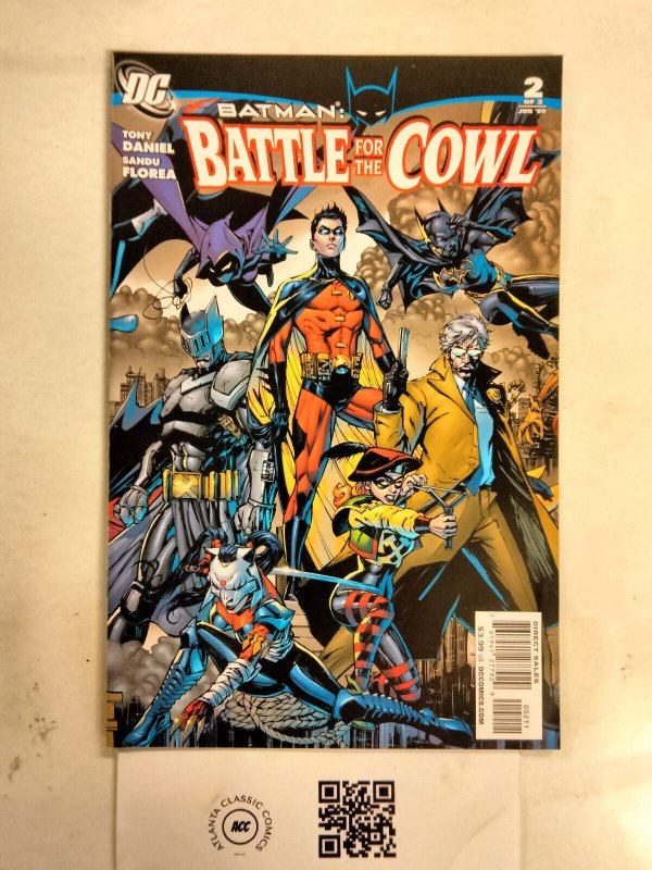 Battle for the Cowl #2 (DC Comics), raw comic book in NM condition — front cover