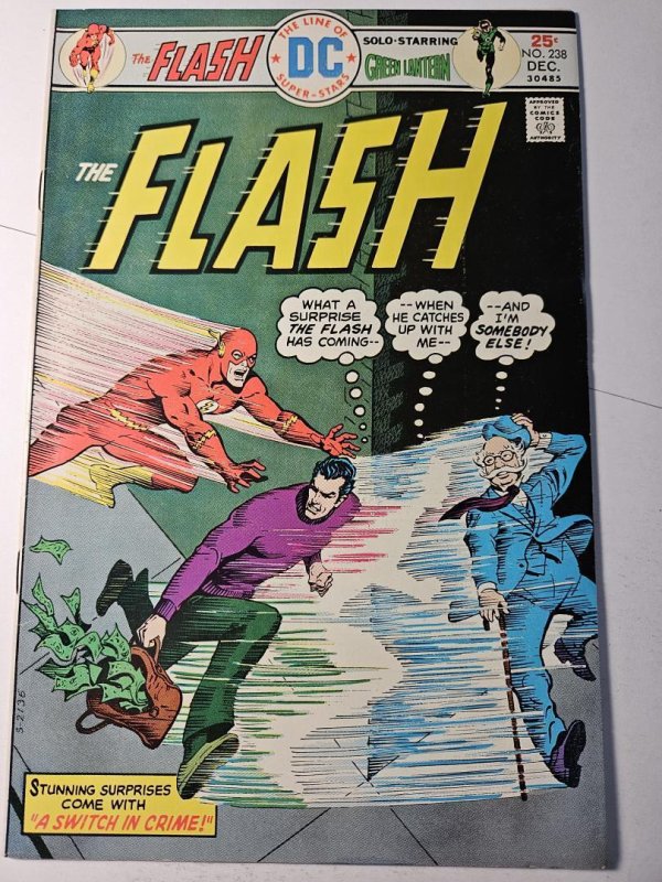 The Flash #238 (DC Comics, 1975), raw comic book in VF condition — front cover