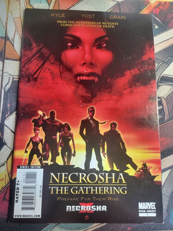 X Necrosha: The Gathering (2010) (2010), raw, ungraded comic book — front cover