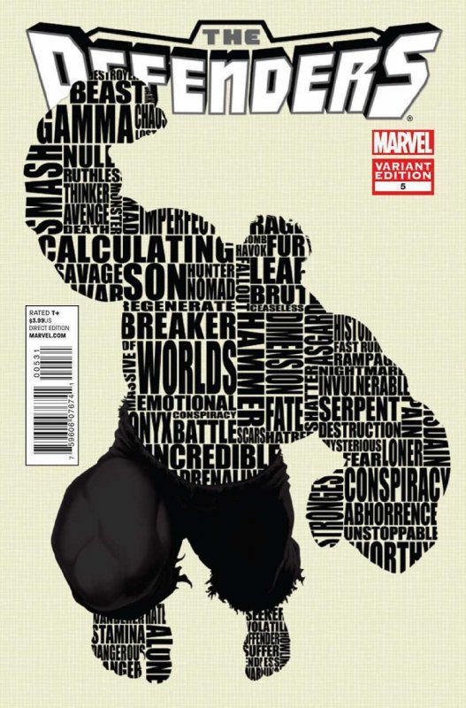 Defenders #5 (Marvel Comics, 2012), raw comic book in VF condition — front cover