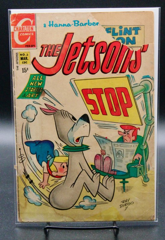 Jetsons #3 (Gold Key Comics, 1971), raw, ungraded comic book — front cover