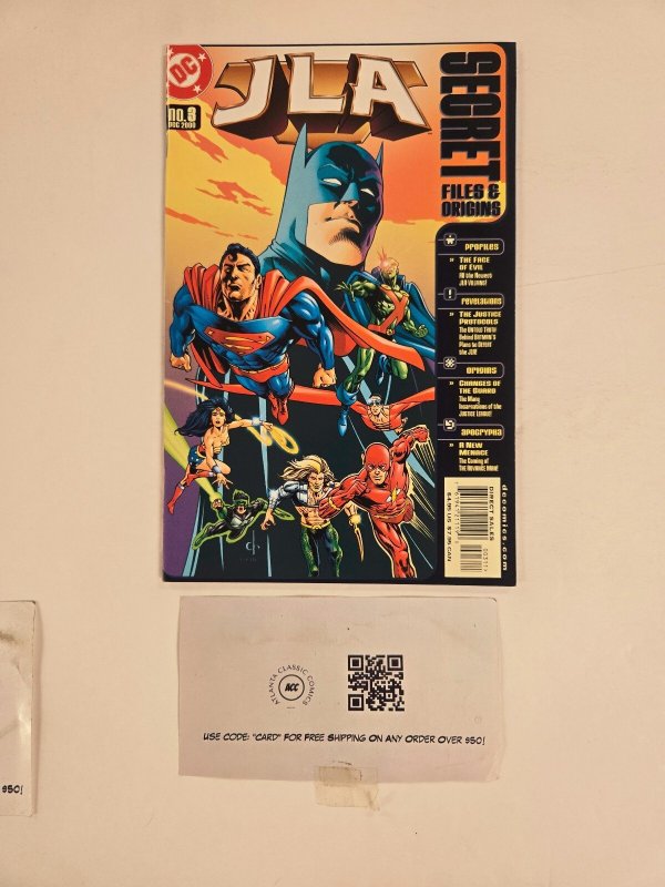 JLA Secret Files & Origins #3 (DC Comics), raw comic book in NM condition — front cover