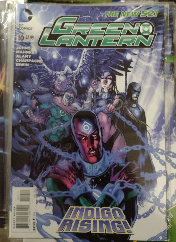 Green Lantern #10 (DC Comics, 2012), raw, ungraded comic book — front cover