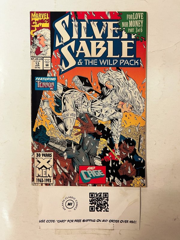 Silver Sable #13 (Marvel Comics), raw comic book in NM condition — front cover