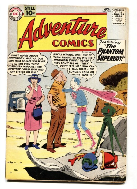 Adventure #283 - 1961 - DC - VG- - Comic Book (DC Comics, 1961), raw comic book in VG- condition — front cover