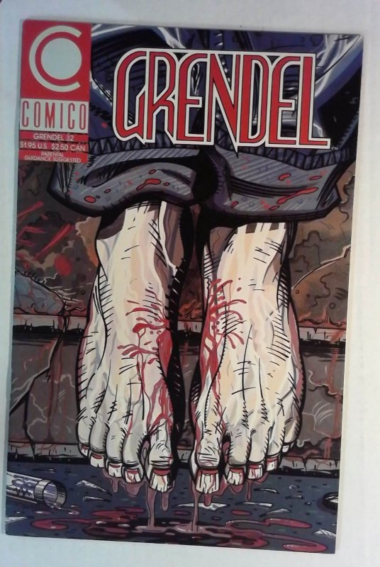 1989 Grendel #32 (1989), raw comic book in NM- condition — front cover